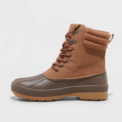 Goodfellow & Co Brown and Black Men’s Rain & Snow Boots BRAND NEW goodfellow duck boots - TikTok Shop main image 2