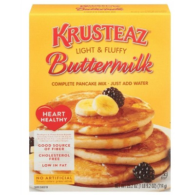 Krusteaz Heart Healthy Buttermilk Pancake Mix, 25.2 oz Box (Pack of 2)