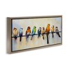 Stupell Industries Modern Birds Perched Floating Frame Canvas Art - 2 of 4