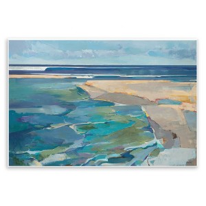 Stupell Industries Abstract Beach Tide Landscape Wall Plaque Art, 19" x 13" - 1 of 4