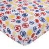 NoJo Marvel Spidey and His Amazing Friends Blue, Red, Yellow, and Green, Team Up 2 Piece Toddler Sheet Set - image 2 of 4