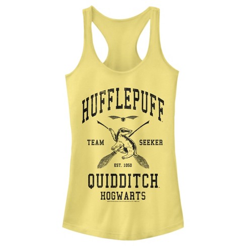 Doorzichtig contact strategie Junior's Harry Potter Quidditch Hufflepuff Team Seeker Racerback Tank Top :  Target