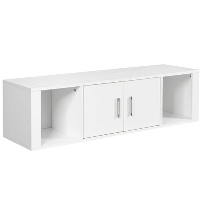 Wall mounted on sale desk hutch