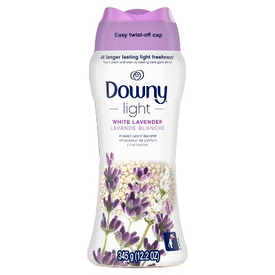 Downy Light Laundry Scent Booster Beads for Washer, White Lavender, 12.2 oz, with No Heavy Perfumes