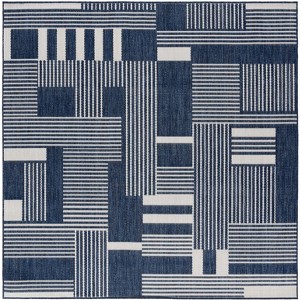 Beach House BHS402 UV & Stain Resistant Non-Shedding Power Loomed Indoor/Outdoor Rugs - Safavieh - 1 of 3
