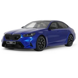 2024 BMW M5 (G90) Marina Bay Blue Metallic with Black Top 1/18