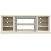 CAVINAS Large TV Stand with Faux Stacked Stone Surround Modern Entertainment Center with Open Storage Media Console - 3 of 4