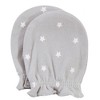 Hudson Baby Infant Boys Cotton Scratch Mittens, Royal Safari, 0-6 Months - 4 of 4
