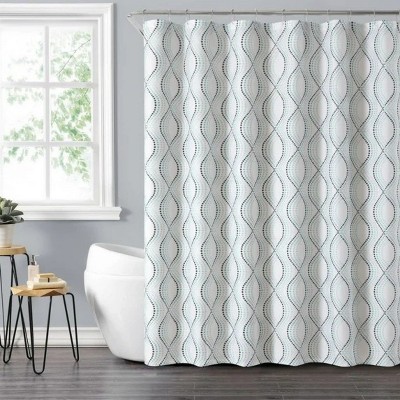 LunaLulinlk 14pc Fabric Shower Curtain Set