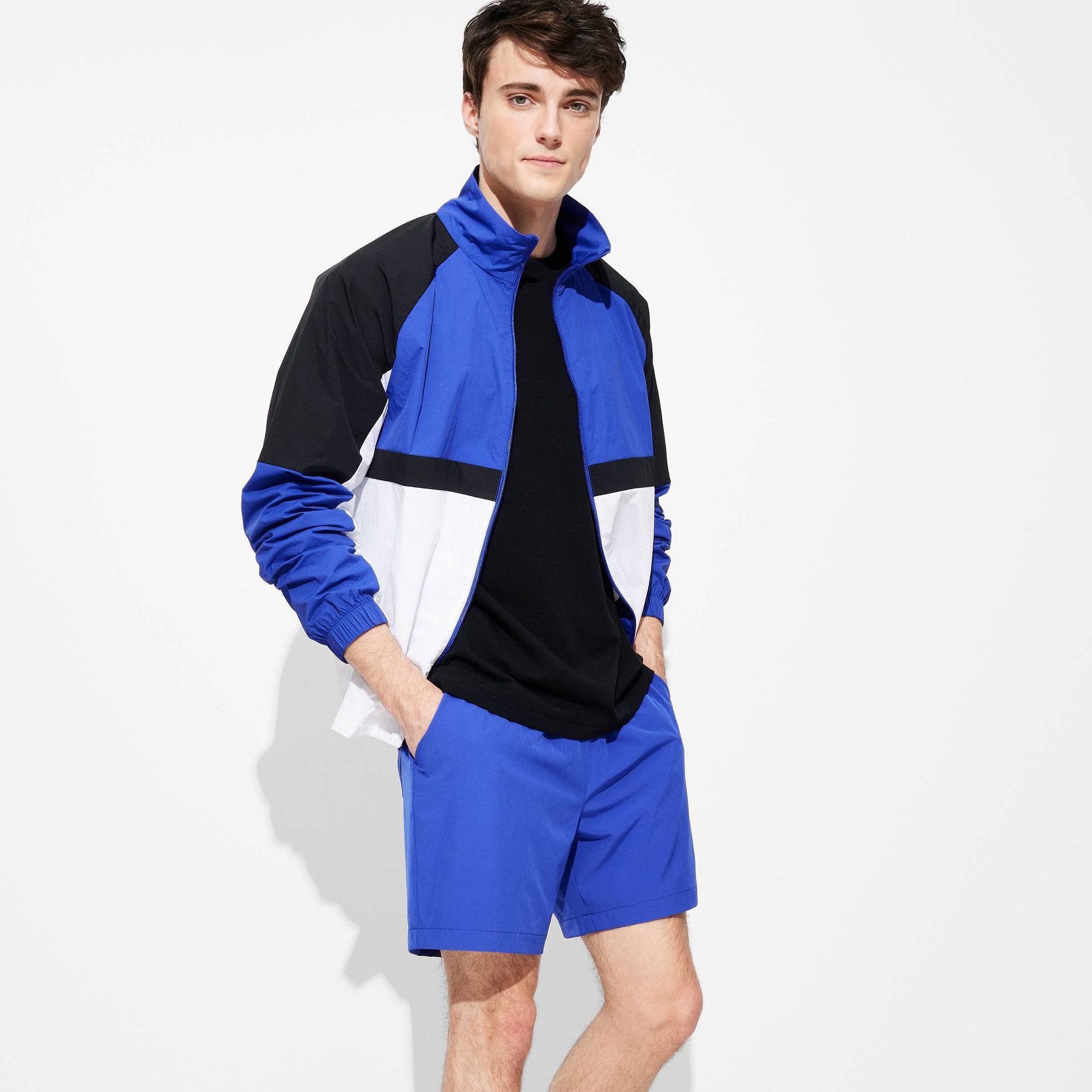 Men's 6" Woven Nylon Pull-On Shorts - Original Use™ Blue XXL: Midweight, Elastic Waistband
