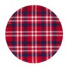 Set of 6 Patriotic Plaid Melamine Dining Plates - Certified International - image 2 of 3