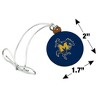 McNeese State University Primary Logo Mini Small Tiny Wood Christmas Tree Holiday Ornament - 4 of 4