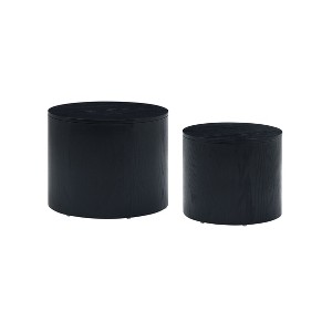 NicBex Modern Round Nesting Coffee Table Set of 2 for Living Room and Bedroom - 1 of 4