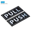 Unique Bargains Self-Adhesive Waterproof Convenience Store Push Pull Door Sign 2 Set - 3 of 4