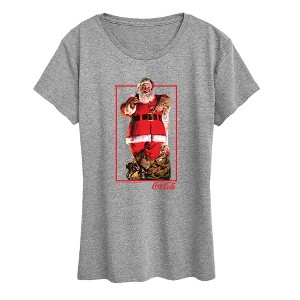 Women's Coca-Cola Santa Frame Short Sleeve Graphic T-Shirt
