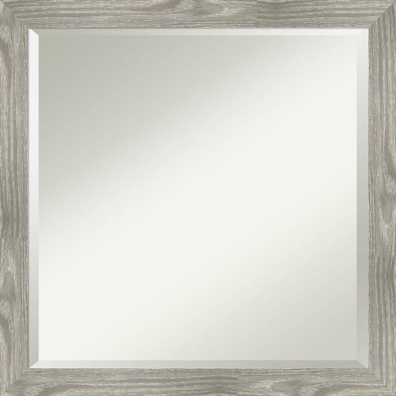 22&#34; x 22&#34; Dove Square Framed Wall Mirror Graywash - Amanti Art, 1 of 7