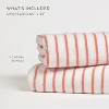 Cabana Stripe 100% Cotton Pool and Beach Towels - Pack of 2 or 4 - Oversized, Absorbent, Quick-Dry Towels - Becky Cameron - 3 of 4
