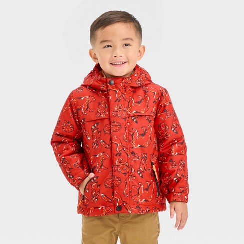 Cat & Jack 12m Puffer Winter Jacket Coat Orange