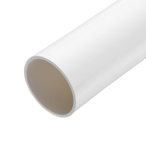 Unique Bargains Water Plumb Cable Sleeve PVC Rigid Round Pipes 9" Length - 1 of 3