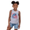 The Juniper Shop SmileyWorld Patriotic Checkered Lightning Toddler Tank - 3 of 4