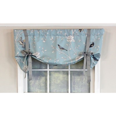Trend Bird Coordination Ribbon Tie Window Valance 50in x 21in by RLF Home