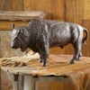 SPI Home Prairie Strider Buffalo Sculpture – Aluminum Western Accent, 20” Bronze Wildlife Decor for Shelf or Desk - 4 of 4