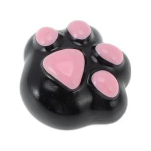 Unique Bargains Decorative Magnets Magnetic Fridge Sticker Irregular Shape Synthetic Resin Black 1Pc - 1 of 3