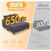MOONMISS Corduroy Oversized Recliner Sofa with Deep Seat, 3 Pillows, Suitable for Living Room and Bedroom - 4 of 4