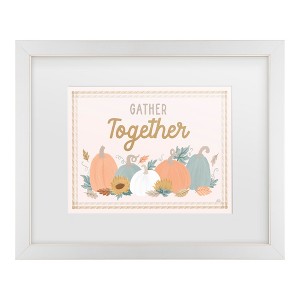 Trademark Fine Art - Laura Marshall Festive Friendsgiving I Matted Framed Art - 1 of 4