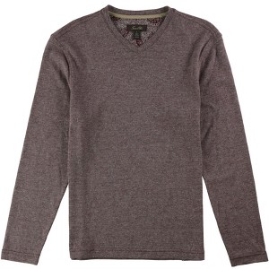 Tasso Elba Mens Jacquard Basic T-Shirt, Red, Medium - 1 of 1