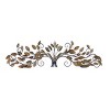 14" x 47" Metal Leaf Wall Decor Brown - Olivia & May: Iron Nature-Inspired Art, Vertical Orientation - 2 of 4