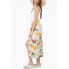Women's FLORAL-PRINT GATHERED SARONG SKIRT - LUCCA - 2 of 4