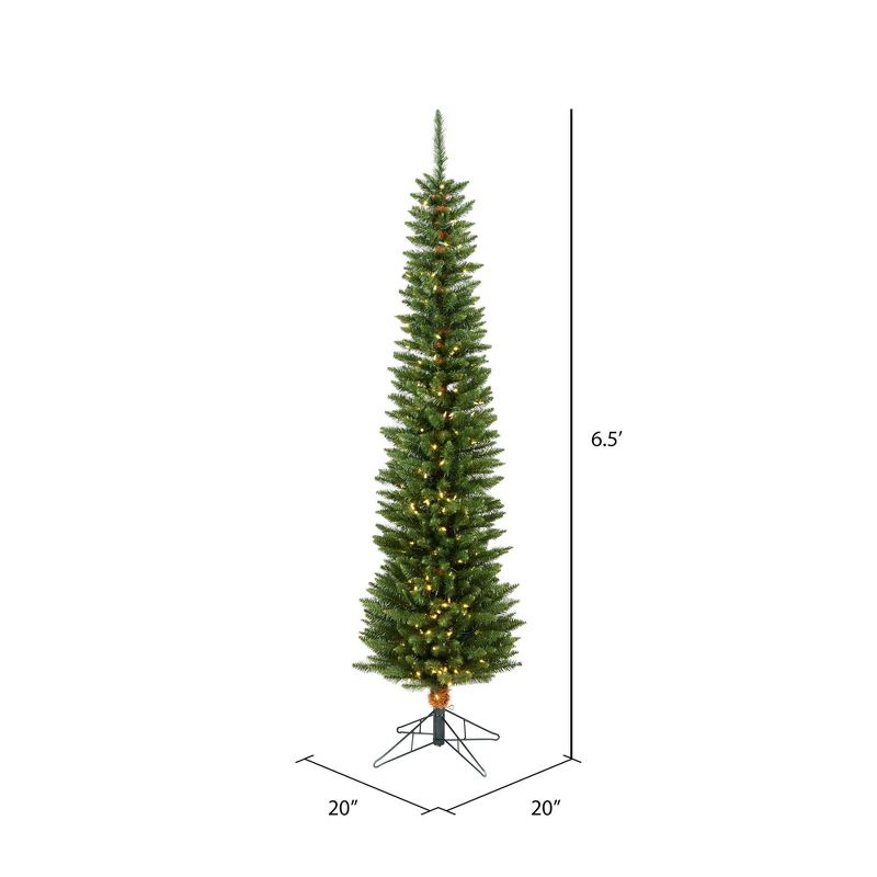 Vickerman Durham Pole Pine Artificial Christmas Tree, 3 of 6