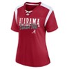 NCAA Alabama Crimson Tide Women's Jersey T-Shirt - 2 of 3