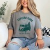 Simply Sage Market Women's Explore More Surf Board Short Sleeve Garment Dyed Tee - 2 of 3