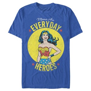 Men's Wonder Woman Moms Are Everyday Heroes T-Shirt - 1 of 4