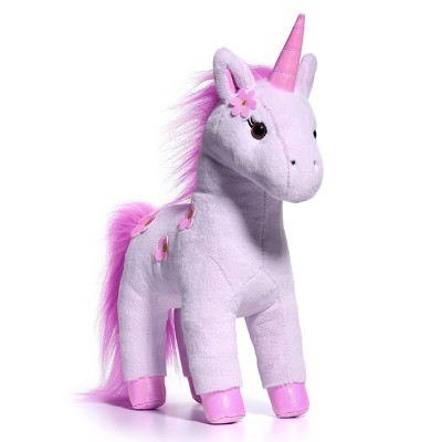 Fao Schwarz Glow Brights Toy Plush Led With Sound White Unicorn 15 Stuffed  Animal : Target