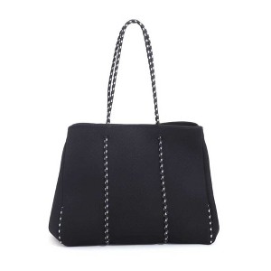 Adornia Black Neoprene Tote Bag - 1 of 4