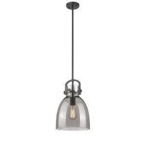 Newton Bell - 1 Light Stem Hung Pendant In Industrial Style-16.75 Inches Tall and 10 Inches Wide - 1 of 1