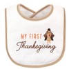 Hudson Baby Infant Cotton Terry Drooler Bibs with Fiber Filling 10pk, Holiday Birthday, One Size - 3 of 4
