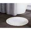25" Jackie Bath Rug Off White - SKL Home: Cotton Tufted, Machine Washable, Latex Backing - 4 of 4