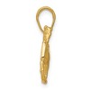 Black Bow Jewelry 14k Yellow Gold Small Walking Horse Pendant - 2 of 4