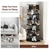 Skyzoo 360° Rotating Shoe Rack - 5 Tier Hexagon Spinning Shoe Organizer for Living Room,Entryway & Closet, - 3 of 4