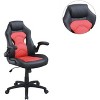 CAVINAS Modern Office Desk Chair, Upholstered Comfort Chair Relax Gaming Office Chair Work Black and White Color for Living Room, Bedroom - 4 of 4