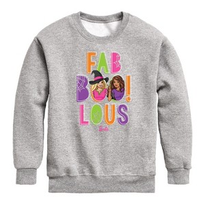 Boys' - Barbie - Faboolous Graphic Long Sleeve Fleece Sweatshirt - 1 of 4