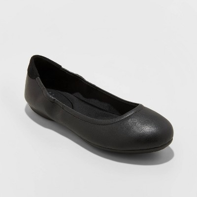 womens leather ballet flats
