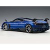 Pagani Huayra BC Blu Francia / Candy Blue Metallic with Carbon Accents 1/18 Model Car by Autoart - 4 of 4