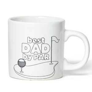 10oz DIY Fathers Day Mug Golf Dad - Bullseye's Playground™ - 1 of 3