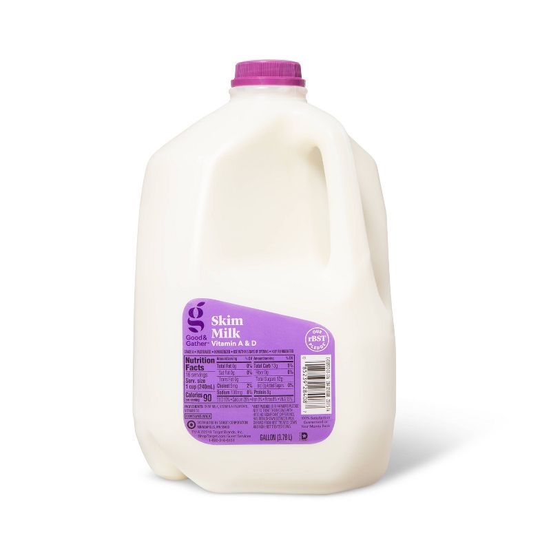 Skim Fat Free Milk - 1gal - Good &#38; Gather&#8482;, 1 of 6