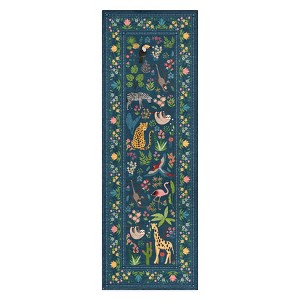 Vintage Animal Rugs, Washable Soft Low Pile Non Slip Large Carpet for Living Room, Nursery, Farmhouse, Hallway, Entryway, Laundry, Nursery, Kids Room - 1 of 4